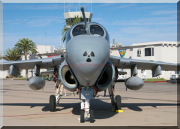 Nose of 161348 / CY-03 - EA-6B Prowler of VMAQ-2 based at Marine Corps Air Station Cherry Point