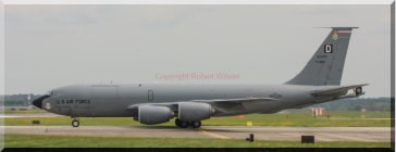 Quid 94 taxing onto the runway at RAF Mildenhall