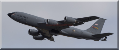 Reach 685 airborne from runway 29 at Mildenhall
