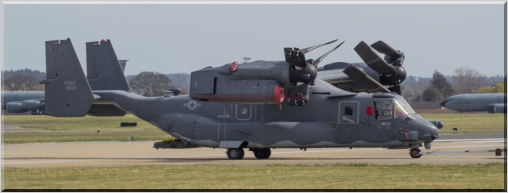 One of the recently delivered Ospreys on tow